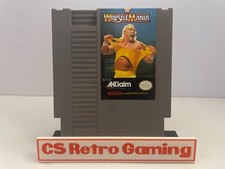 WWF WrestleMania (Nintendo NES) Authentic Cleaned Tested Working