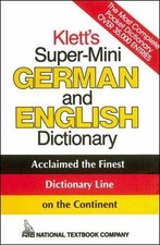 Klett's Super-Mini German and English - Paperback, by Weiss Erich - Acceptable