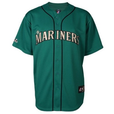 MLB Baseball Trikot Jersey Seattle Mariners emerald Road Majestic
