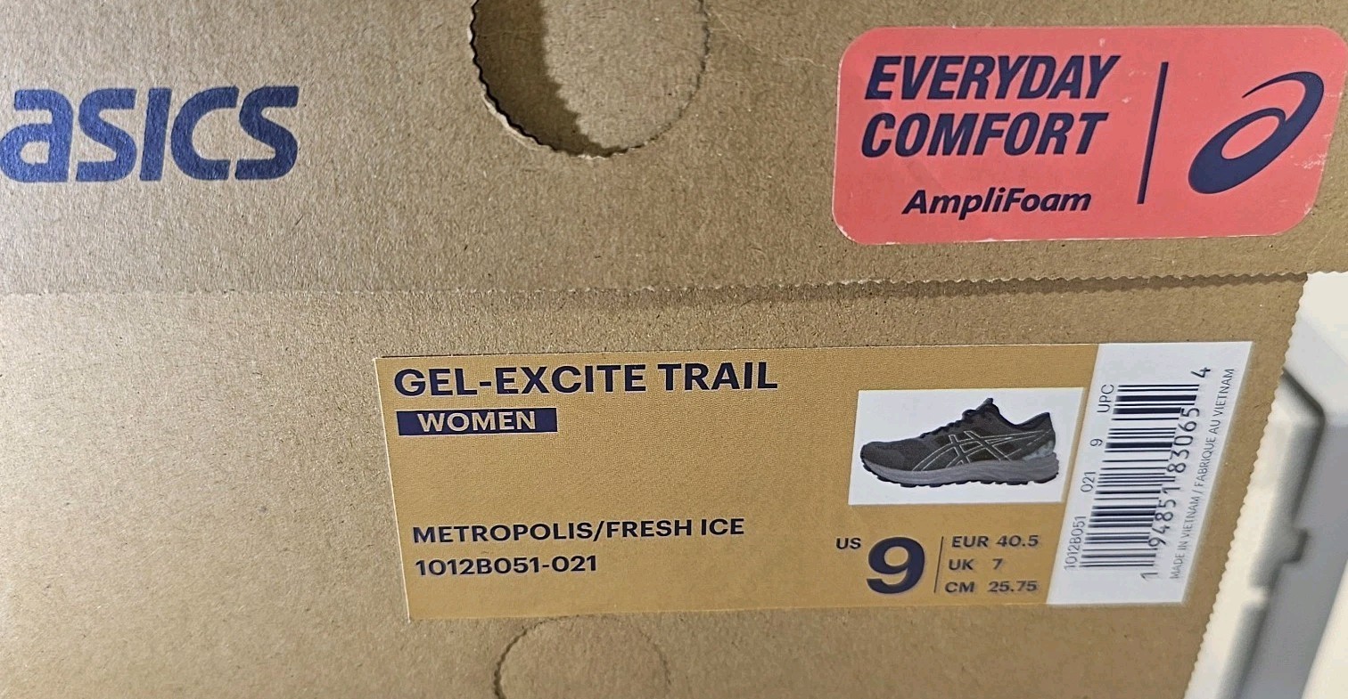 Asics Women's Ortholite/Gel-Excite Trail Running Sneakers Size 9 image 3