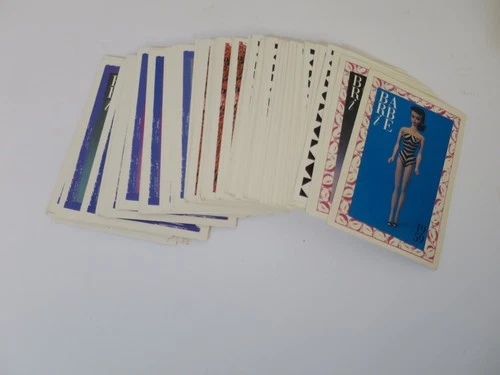 Vintage Lot of 1990 1st Ed Mattel BARBIE Collector Cards 90 Cards Mixd 1959-1990