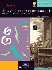 Piano Literature Book 1 Easy Classical Sheet Music Solos Faber Play-Along Audio