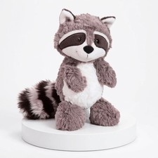Raccoon Plush Toy 10" Stuffed Animal Toddler Doll Gift for Kids