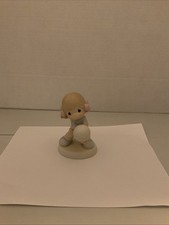 Precious Moments “Serving Up Fun” VOLLEYBALL GIRL  #104803 No Box 4.5” Tall