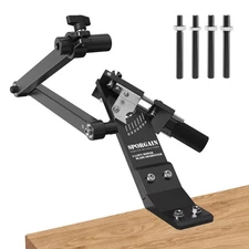 Lawn Mower Blade Sharpener Adjustable Balancer 15°- 45° For Straight & Standard