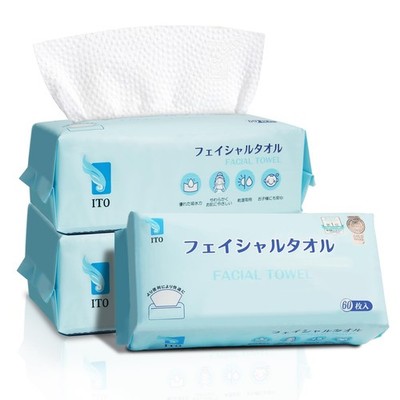 ITO Towels, Ultra-Soft & Extra Thick Cleansing Towels for Sensitive, Dry & Oi...