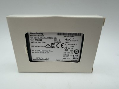 Allen Bradley 1734-IB4 Point I/O 4 Channel Digital Sinking Input Module