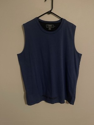 Vintage Polo Sport Ralph Lauren Blue Sleeveless Tank Top Tee T