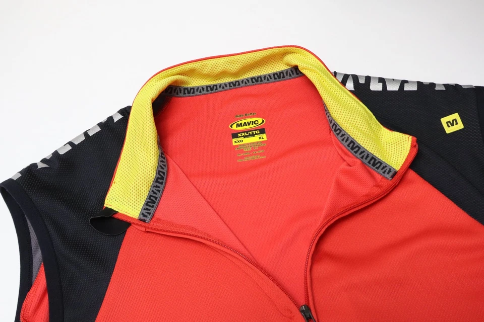 Футболка Mavic Ride Better XL ветрозащитный велосипедный жилет на молнии оранжевая - Изображение 4 из 4
