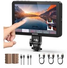 F700 7" Camera Field Monitor, 2000nit HD 1920x1080 IPS Touch Screen with 3D LUT,