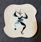 Vintage 1950's Red Wing Dinnerware Kermis Jester Dinner Plate