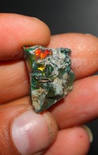 23.45 Ct Black Ethiopian opal rough large Fire Natural Opal Black Raw gemstone