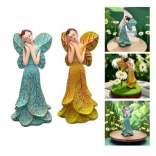 Statua di fata dei fiori, figura di ragazza per centrotavola da salotto