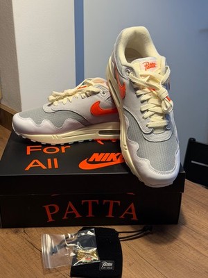Nike Air Max 1 | Patta Waves White Hyper Crimson | II7055-100 | EU 44
