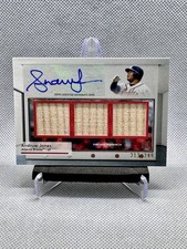 2024 Topps Museum Signature Swatches Triple Andruw Jones #SWTRA-AJ 299 Braves