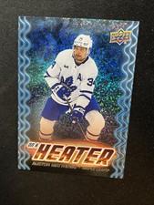 24-25 UD Series 2 Hockey Speckled Parallel On A Heater OH-7 Auston Matthews