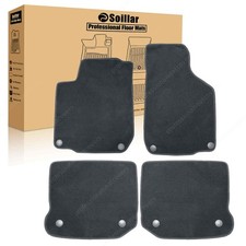 For 1999-2005 Volkswagen Golf Jetta Mk4 Velour Floor Mats Carpet Full Set Blk For 1999-2005 Volkswagen Golf Jetta Mk4 Velour Floor Mats Carpet Full Set Blk