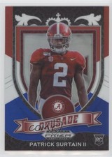 2021 Panini Prizm Draft Picks Crusade Red White & Blue Patrick Surtain II 0kr5
