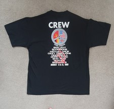 OZZY OSBOURNE Vintage Moscow Peace Festival CREW T SHIRT M Crue S Row 1213.8.89