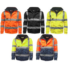 Hi Vis Bomber Jacket - EN471 Certified Waterproof Class 3 Protection HV301