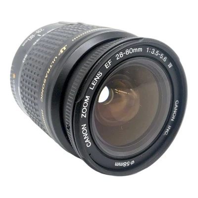 Objectif Canon Zoom Lens EF 28-80mm f/3.5-5.6 IV USM Ultrasonic Autofocus Noir - Photo 1/4