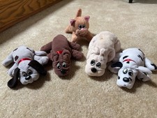Vintage Tonka 1985-86 Lot Of 5 Pound Puppies Collection Newborns Carry Case