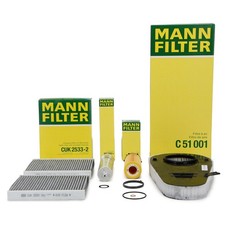 MANN Filterset f�r BMW 5er F10 F11 F07 525d 530d 535d 7er F01-04 730d 740d N57