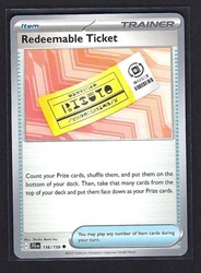 Redeemable Ticket 156/159 Journey Together