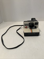 Vintage Original Polaroid SX-70 OneStep Rainbow Stripe Land Camera Untested