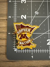 2007 Minnesota Gopher Nation Football Enamel Gold Pin
