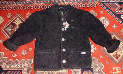GIESSWEIN Kinder Jacke WOLL-WALK JACKE 100%Wolle TRACHTENJACKE Gr. 6/ 110/116