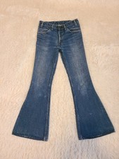 Vintage 1970s Levi  s 684 0217 Orange Tab Bell Bottom Jeans 31x33 30x32 SF207