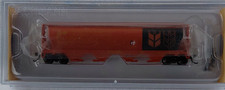 N Scale Bachmann Government of Canada 4 Bay Cylindrical Grain Hopper Red 19154