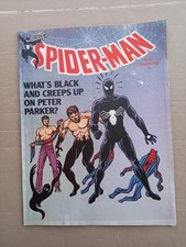 Spider-Man Comics Weekly UK No 632. 1st UK Black Costume. 1985. Partial ASM/252 