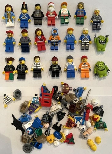 Lego Minifigure Lot Bulk Accessories Parts Star Wars Castle Marvel And More