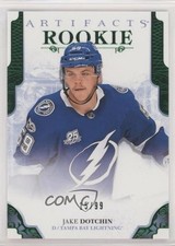 2017-18 Upper Deck Artifacts Rookie Redemptions Emerald 15/99 Jake Dotchin f0v