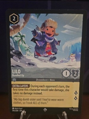 Lilo - Bundled Up Super Rare Winterspell 195/204 NM