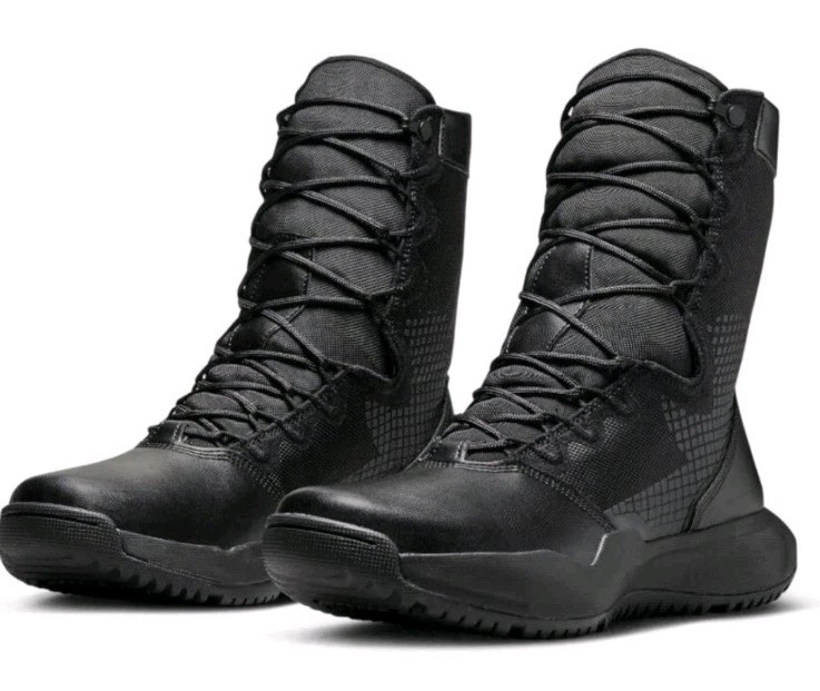 Nike Men\'s SFB B1 Triple Black High-Top Tactical Boots. Amazon.com: Nike SFB B1 Tactical Boots (DX2117-001, Black  main image 2