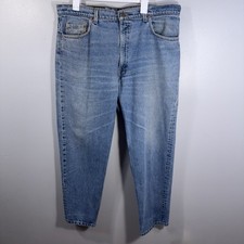Vintage Levis 550 Jeans Men 40x30 Made In USA Relaxed Fit Cotton Medium Wash Y2K