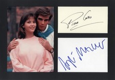 ACTRESS Sophie Marceau ACTOR Pierre Cosso LA BOUM autographs, two signed cards &