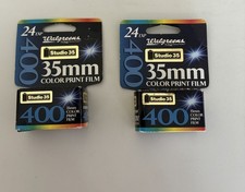 2X 35mm Color Print Film ISO 400 24 Exposures Expired March 2008 Walgreens NIB