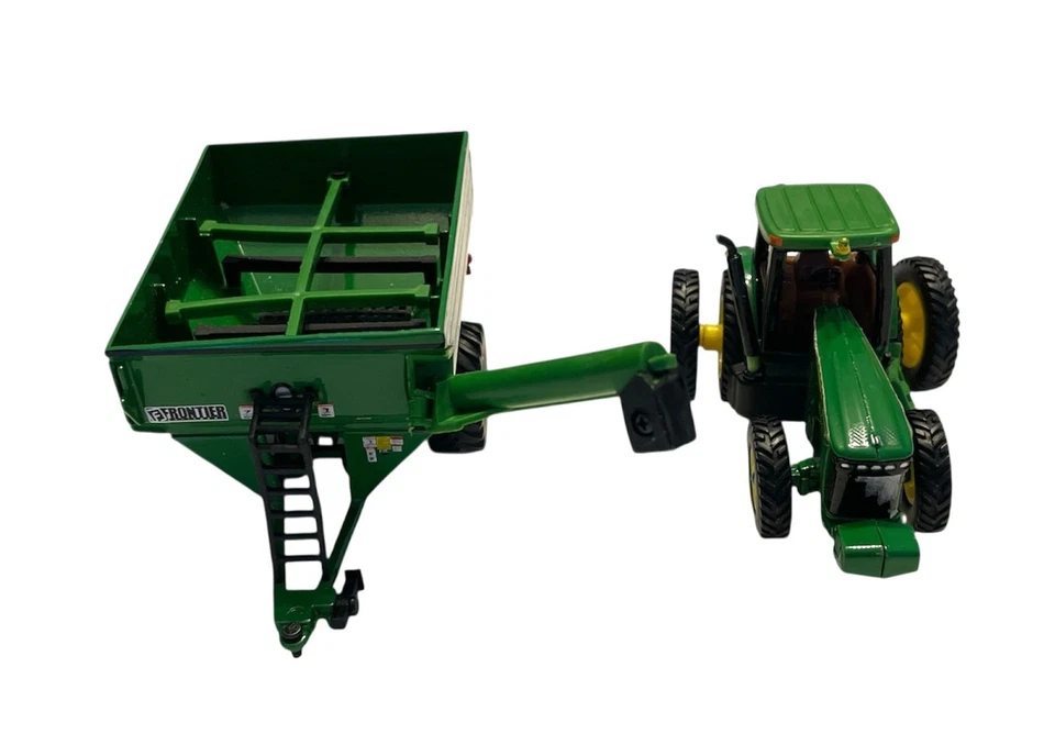 Ertl John Deere Metal Frontier Grain Cart GC1108 & 8520 Tractor 4", Pre-owned - Image 4 of 4