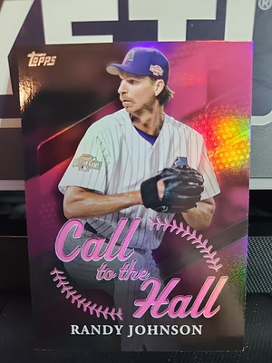 2025 Topps Series 1 Randy Johnson ''Call To The Hall'' Pink