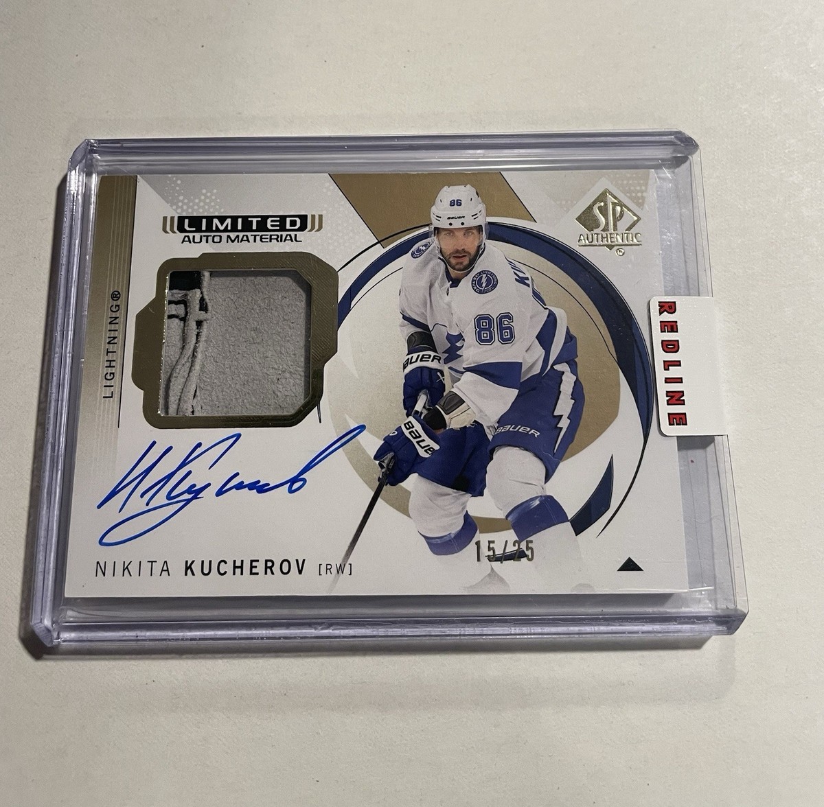 新品未開封　Clarity / nayuta 帯 サインカード付き 2024-25 SP Authentic Nikita Kucherov Limited Auto Patch Card 15/25