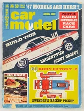 Car Model Magazine April 1967 UFO Drag Car Radio Controlled Race Cars Vintage