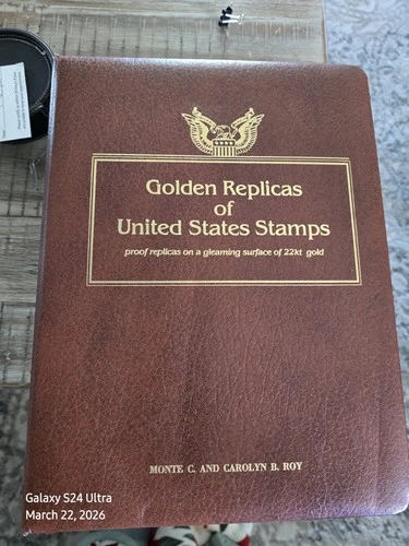 United States Stamps First Day Covers Collection 22kt Gold Replicas Horses Fish