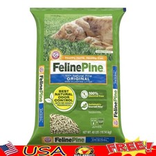 Natural Non-Clumping Cat Litter Pine Pellets Odor Control Lightweight Low Dust