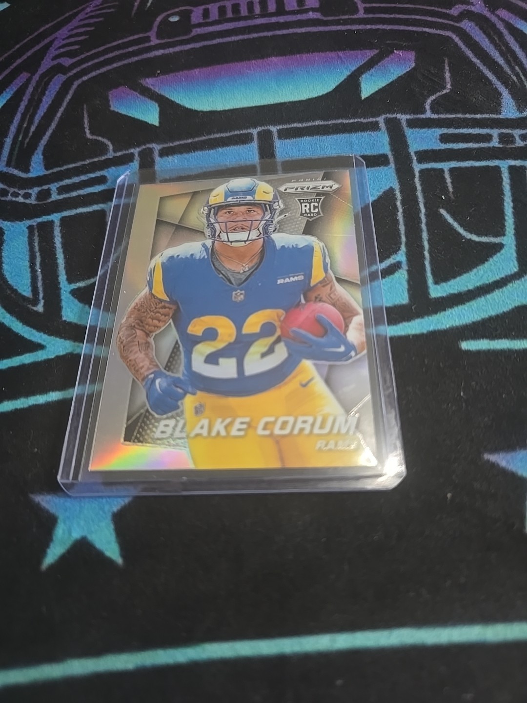 2024 Panini Prizm - Prizm Flashback Rookie Blake Corum #9 Silver Prizm (RC)