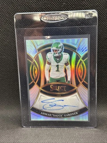 2025 Panini Select Ahmad "Sauce" Gardner Jets Autograph Prizm Signatures Insert