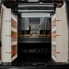 Renault Trafic 2014- SWB NS and OS Double Rear Racking (Pair)
